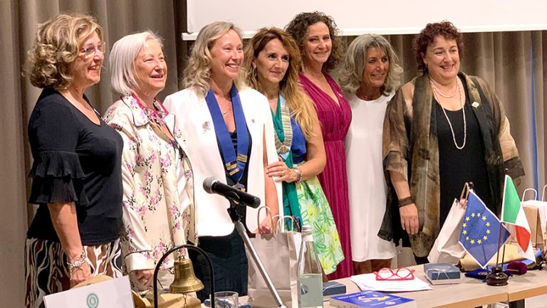 Cambio al vertice dell’Inner Wheel Riccione-Valconca, Antonia Vescia alla guida.