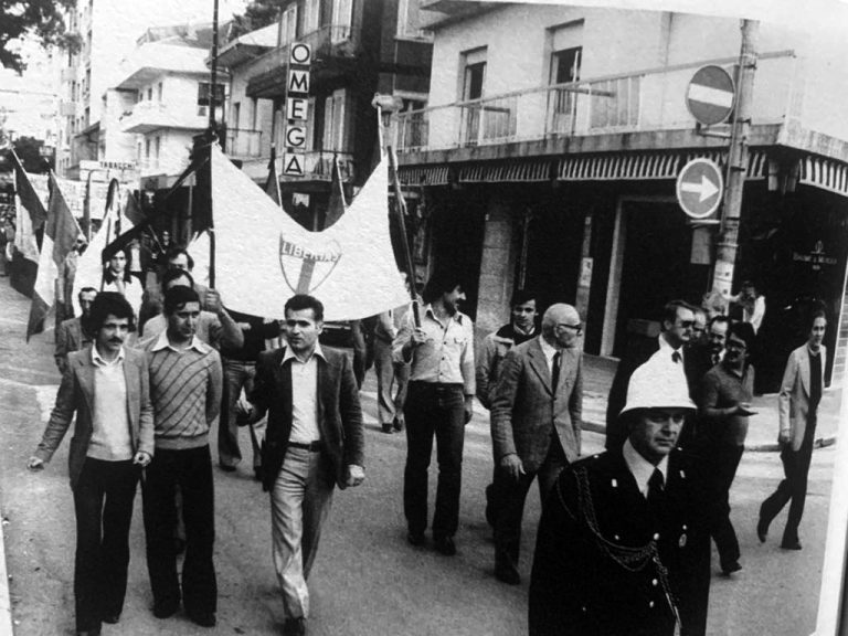 Riccione 1978: corteo in Viale Dante per il caso Moro